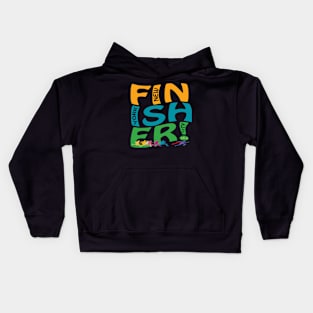 New York city marathon fun run human race 26.6 Miles Kids Hoodie